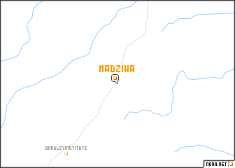 map of Madziwa