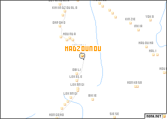 map of Madzounou