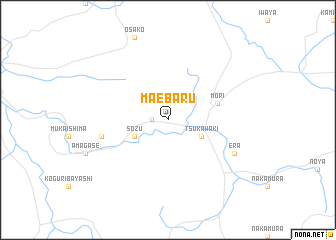 map of Maebaru