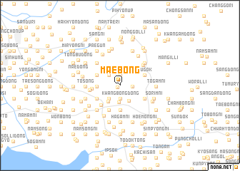map of Maebong