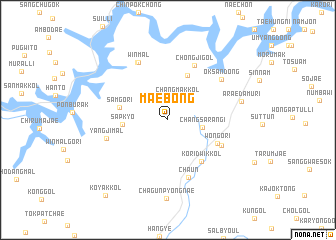 map of Maebong