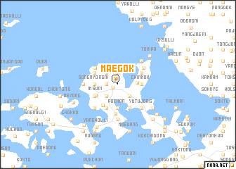 map of Maegok
