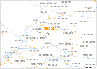 map of Mae-gol