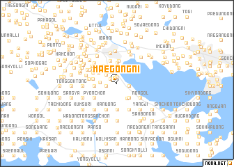 map of Maegong-ni