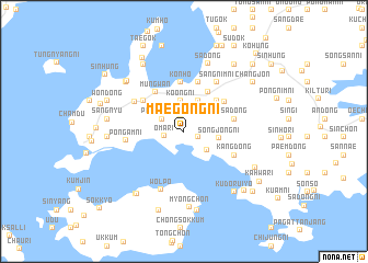 map of Maegong-ni