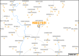 map of Maegye-ri