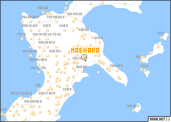 map of Maehara