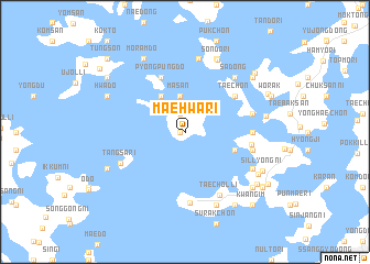 map of Maehwa-ri