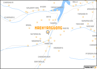 map of Maehyang-dong