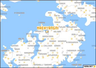 map of Maehyang-ni