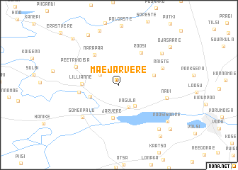 map of Mäe-Järvere