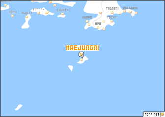 map of Maejung-ni