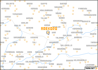 map of Maékoro