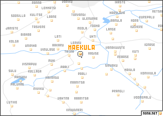 map of Mäeküla