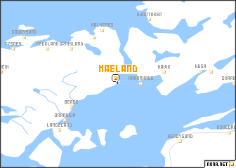 map of Mæland