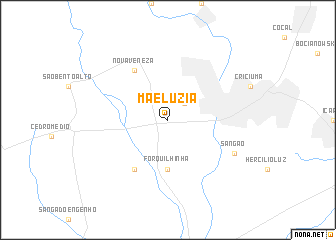 map of Mãe Luzia