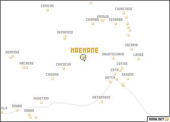 map of Maemane