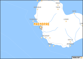 map of Maé-Moraé