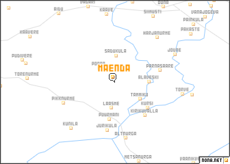 map of Mäenda