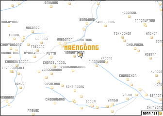 map of Maeng-dong