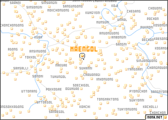 map of Maen-gol