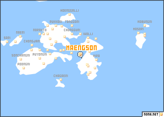 map of Maengsŏn