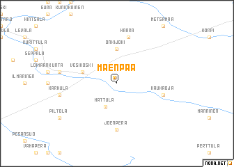 map of Mäenpäa