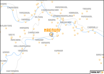 map of Maenuni