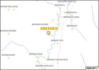map of Mae Phrik