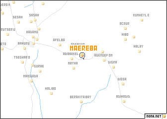 map of Maʼereba