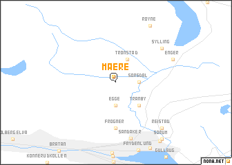 map of Mære