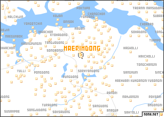 map of Maerim-dong