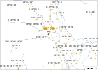 map of Mae Rim