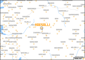 map of Maesal-li