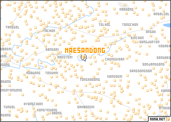 map of Maesan-dong