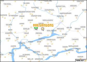 map of Maesan-dong