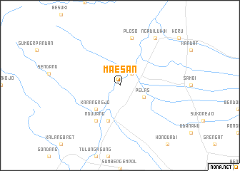 map of Maesan