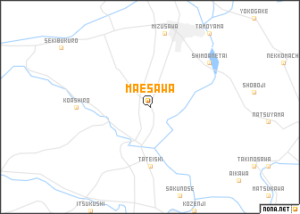 map of Maesawa