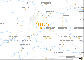 map of Maesbury