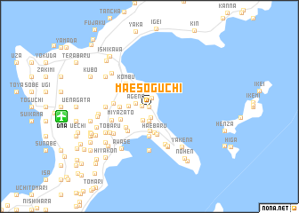 map of Maesōguchi