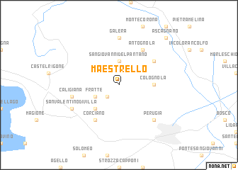 map of Maestrello