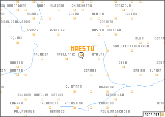 map of Maestu