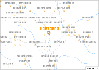 map of Mae Taeng