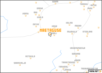map of Mäetaguse