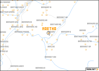 map of Mae Tha