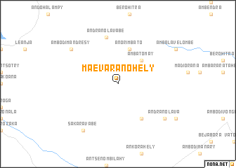 map of Maevaranohely