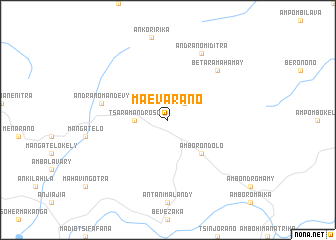 map of Maevarano