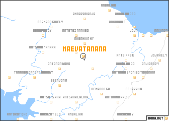 map of Maevatanana