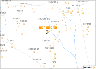 map of Mafabana
