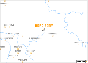 map of Mafaibony